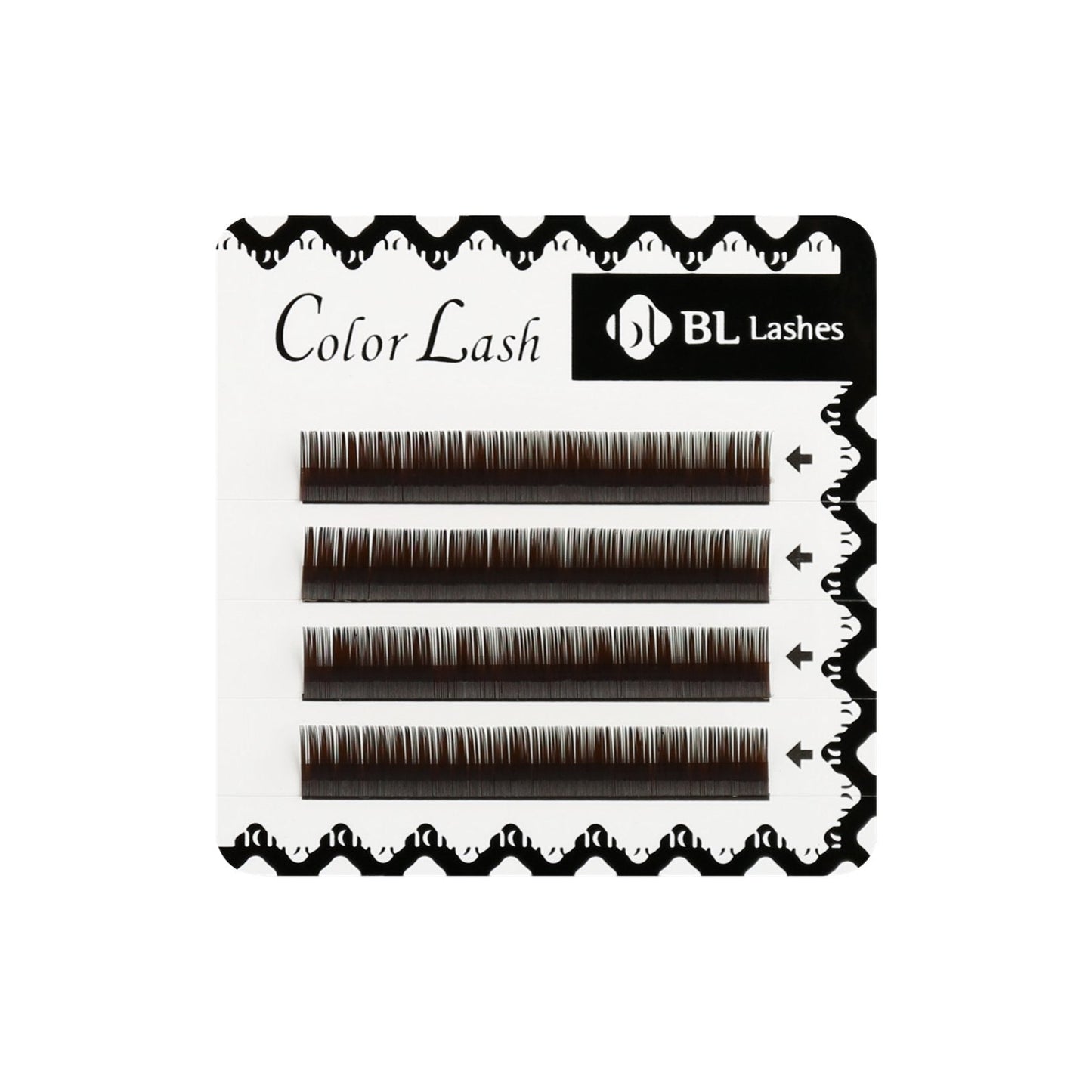 Extensiones de Pestañas Mink Marron Obscuro(4 líneas) - BL Lashes - BLlashes Mexico