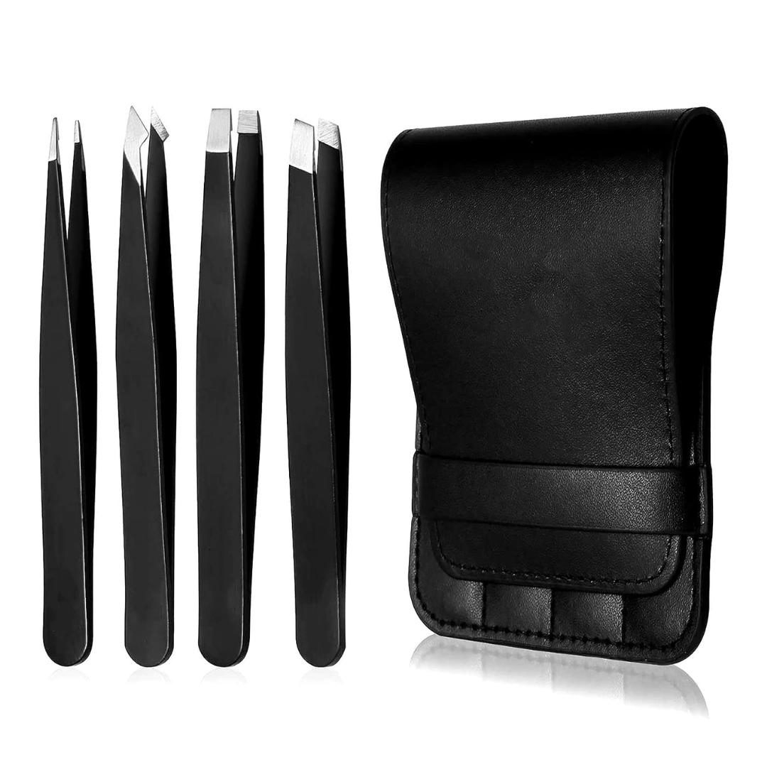 Set de 4 Pinzas Profesionales para Cejas - BLlashes Mexico