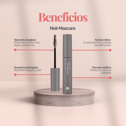 Noir Mascara BL, Máscara Profesional para Extensiones de Pestañas