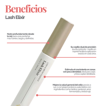 Suero profesional Lash & Brow Essence / Lash Elixir BL Lashes serum fortalecedor para pestañas y cejas premium