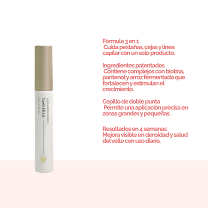 Suero profesional Lash & Brow Essence / Lash Elixir BL Lashes serum fortalecedor para pestañas y cejas premium