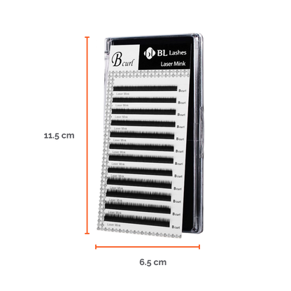 Extension de Pestañas Inferiores Curvatura C BL Lashes®