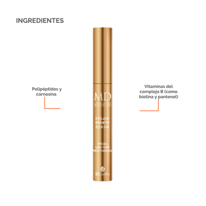 MD Advanced: Suero Avanzado para el Crecimiento de Pestañas BL Lashes®