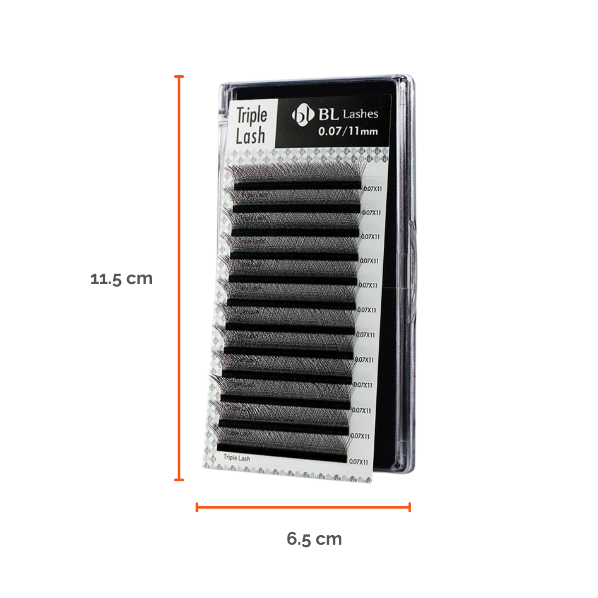 Extensión de pestaña Triple Lash- Volumen Tecnológico Curvatura C