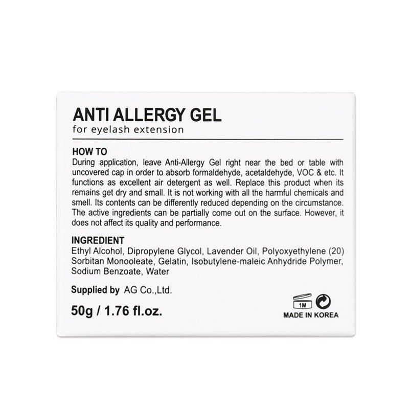 Anti Allergy Gel - BLlashes Mexico