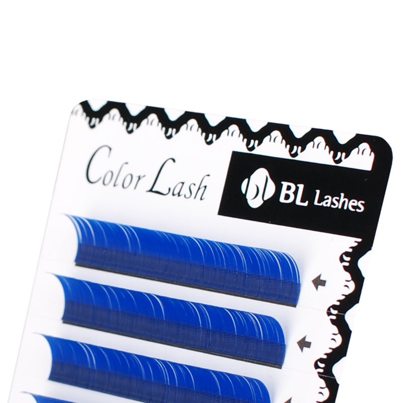 Extensiones de Pestañas Color Mink - Azul y Verdes (4 líneas) - BL Lashes - BLlashes Mexico