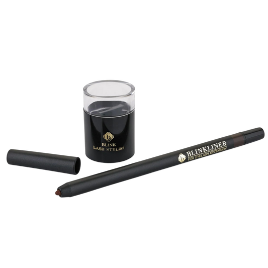 BL Lashes Gel Eyeliner Pencil, delineador en gel de alta gama diseñado para profesionales de la belleza, compatible con extensiones de pestañas, resistente al agua y de larga duración.
