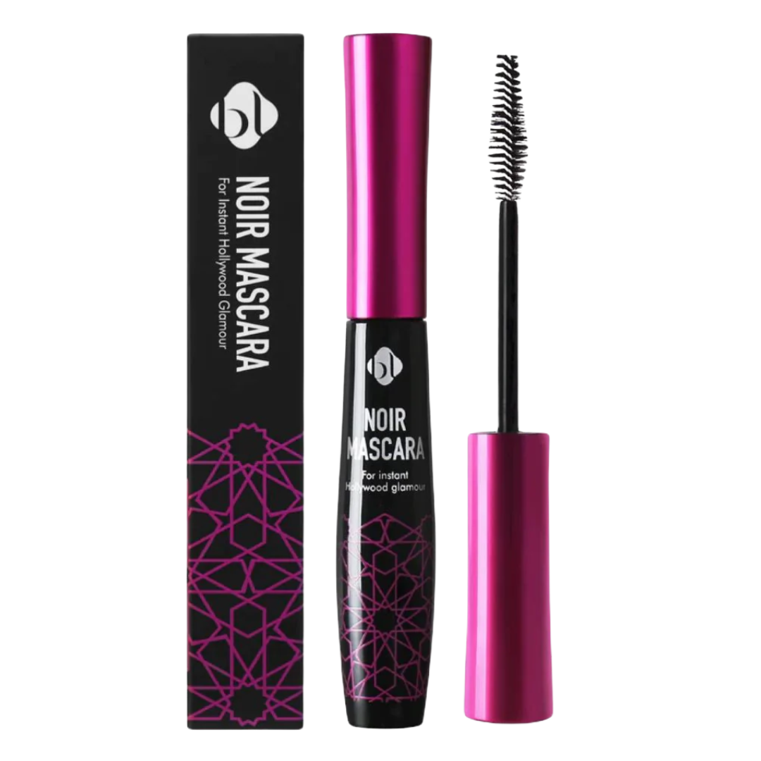 Resalta tus pestañas con Noir Mascara. Encuentra imágenes detalladas que muestran su innovador cepillo, fórmula premium y resultados profesionales. Un maquillaje de ojos que transforma tu mirada con volumen y curvatura impresionantes.